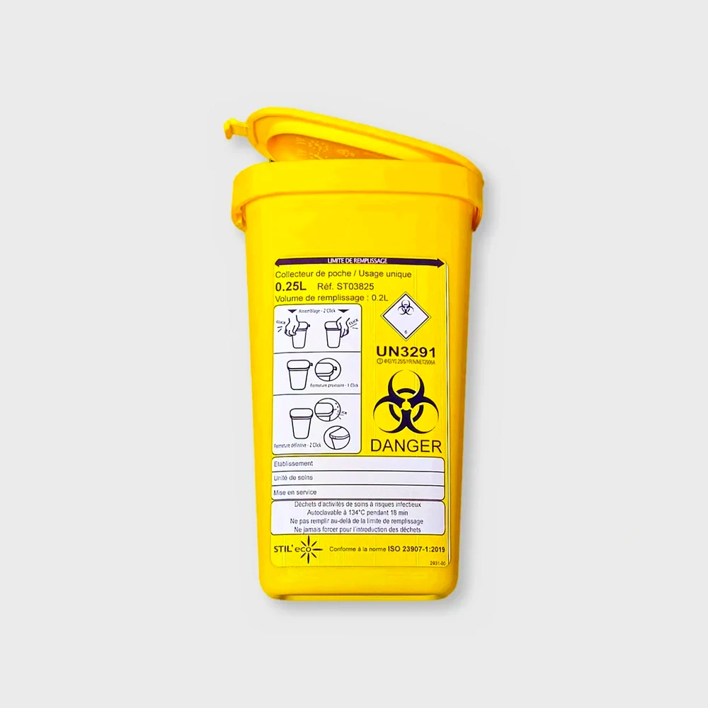 Sharps Bin, 0.25 L, MY PEPTIDES product image
